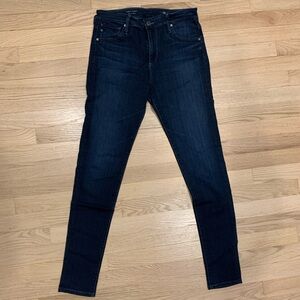AG sz 28R Farrah Skinny high-rise skinny ankle length jeans